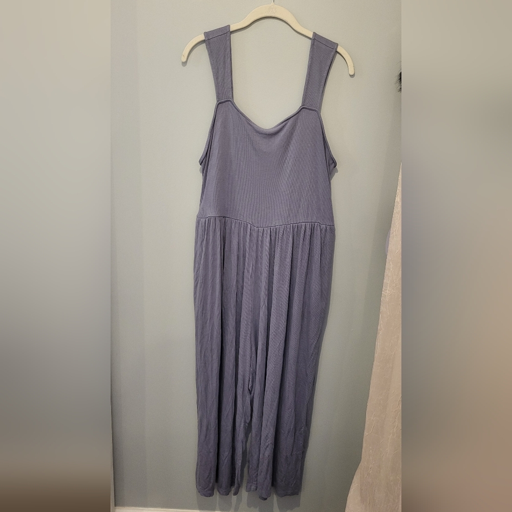 Periwinkle Flowy Summer Jumpsuit